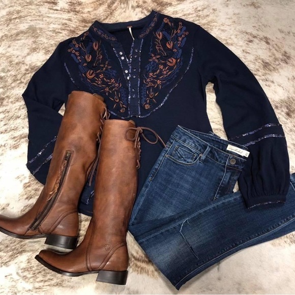 Free People Sundance Western Top - Picture 6 of 10